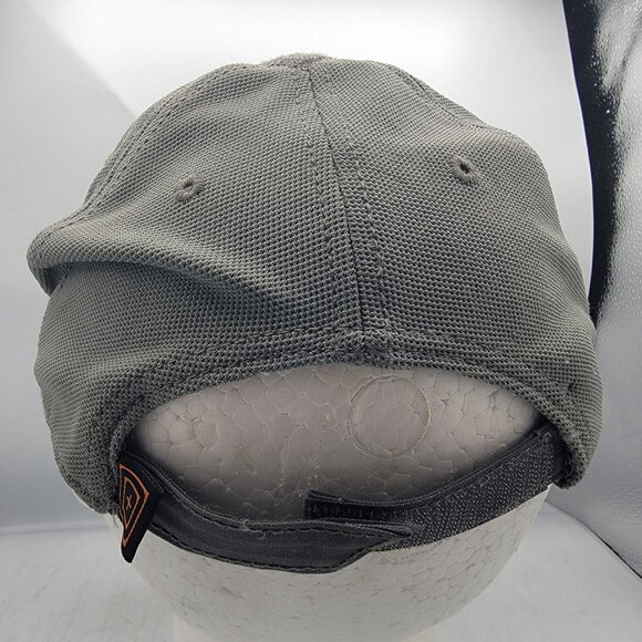5.11 Tactical Gray Adjustable Cap With Orange Logo Embroidery Casual Outdoors - Picture 3 of 9